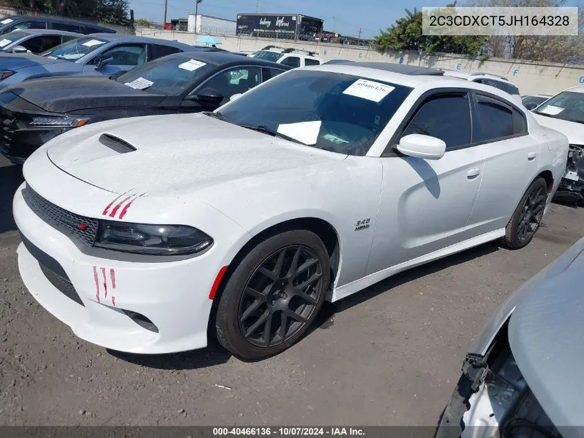 2018 Dodge Charger R/T Rwd VIN: 2C3CDXCT5JH164328 Lot: 40466136