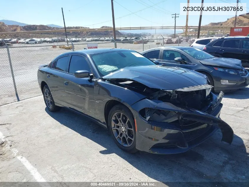 2018 Dodge Charger Gt Awd VIN: 2C3CDXJG5JH307865 Lot: 40469521