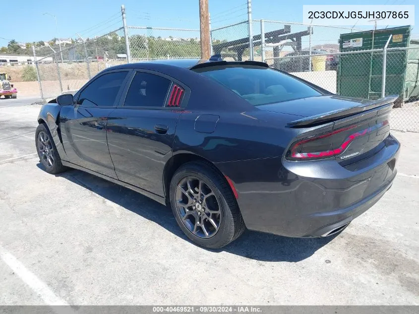 2018 Dodge Charger Gt Awd VIN: 2C3CDXJG5JH307865 Lot: 40469521