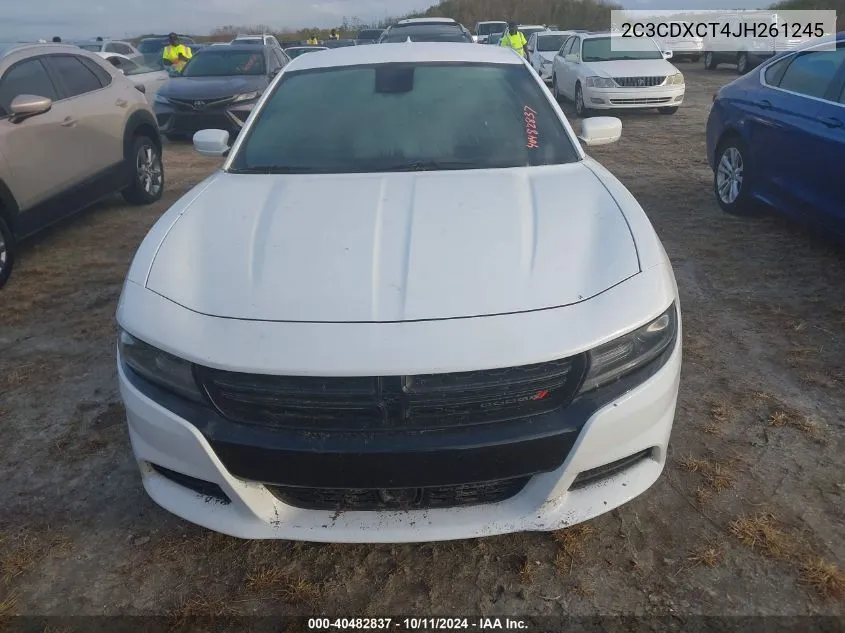 2018 Dodge Charger R/T Rwd VIN: 2C3CDXCT4JH261245 Lot: 40482837