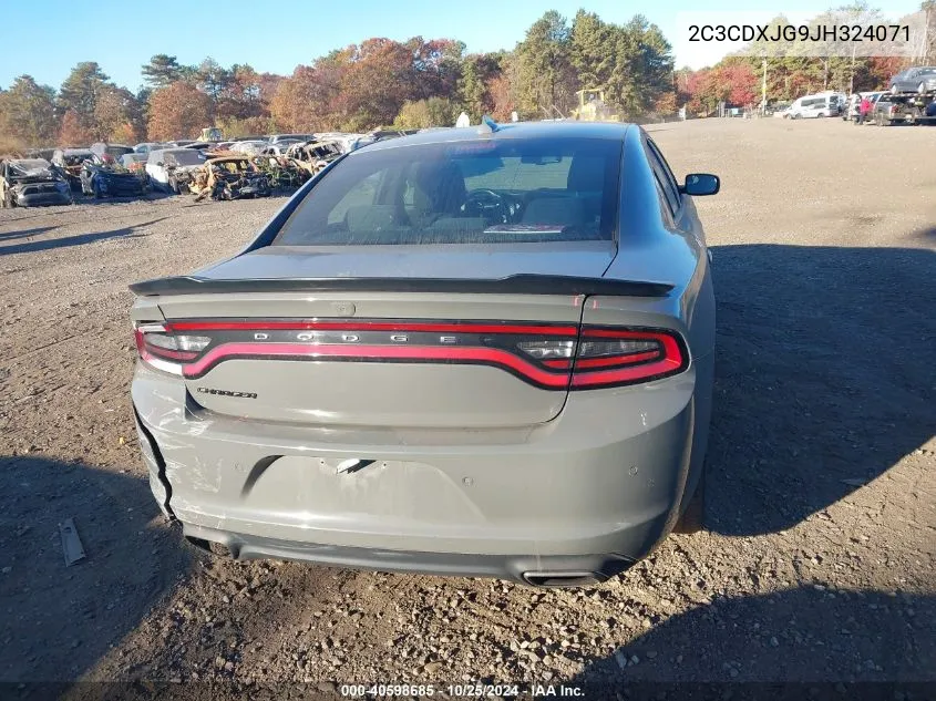 2018 Dodge Charger Gt Awd VIN: 2C3CDXJG9JH324071 Lot: 40598685