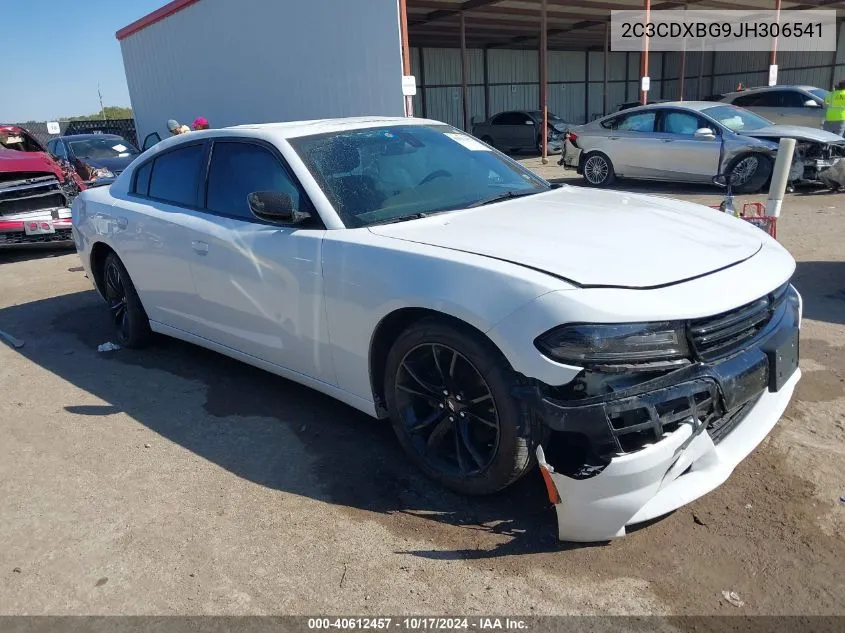 2018 Dodge Charger Sxt Rwd VIN: 2C3CDXBG9JH306541 Lot: 40612457