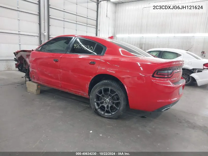 2018 Dodge Charger Gt Awd VIN: 2C3CDXJG6JH121624 Lot: 40634230