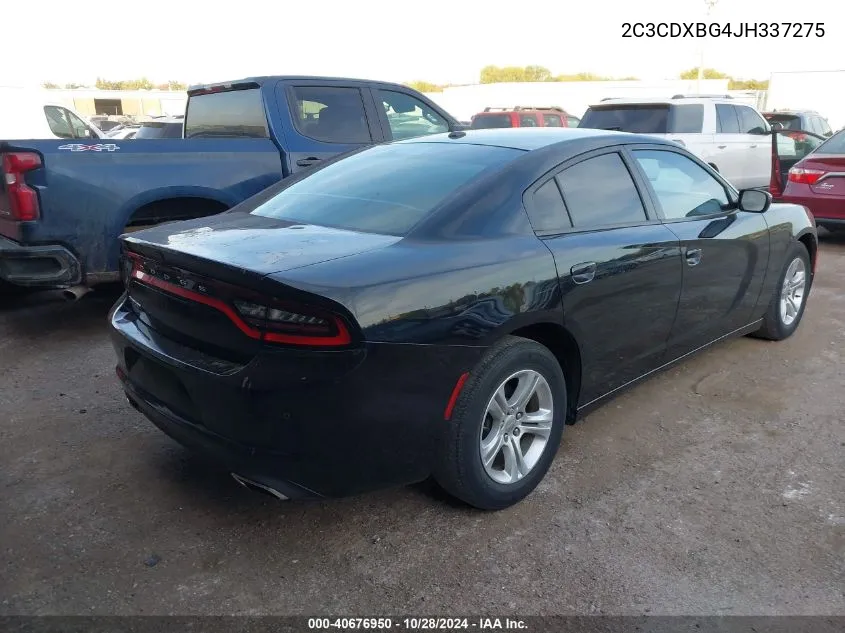 2C3CDXBG4JH337275 2018 Dodge Charger Sxt Rwd