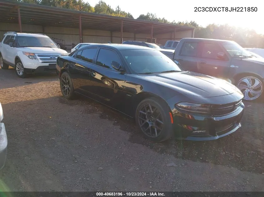 2C3CDXCT8JH221850 2018 Dodge Charger R/T Rwd