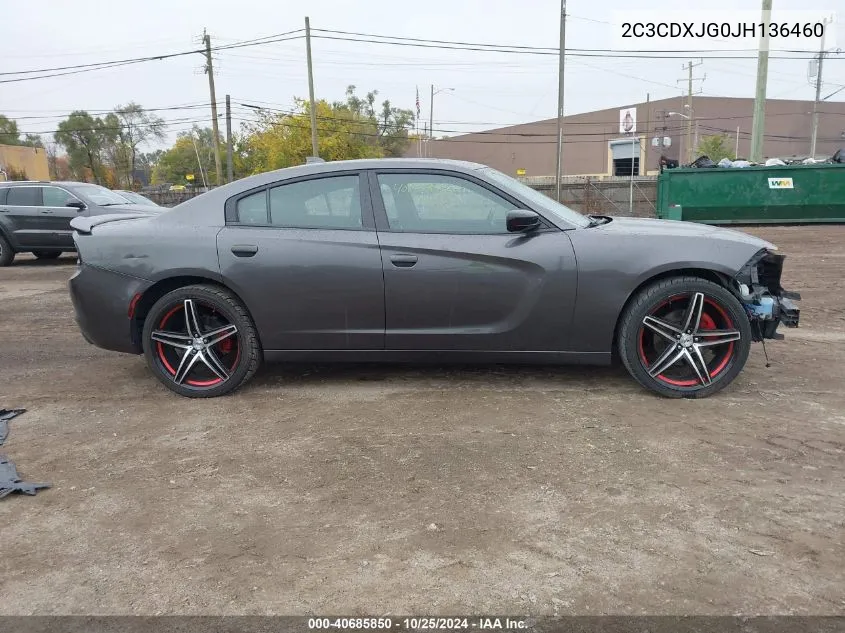 2018 Dodge Charger Gt Awd VIN: 2C3CDXJG0JH136460 Lot: 40685850