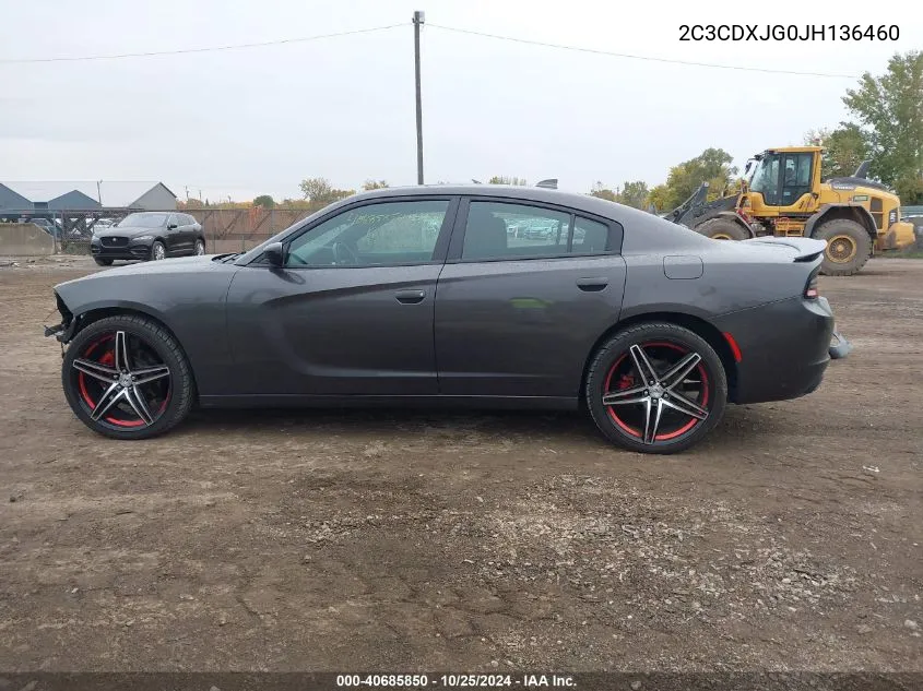 2018 Dodge Charger Gt Awd VIN: 2C3CDXJG0JH136460 Lot: 40685850