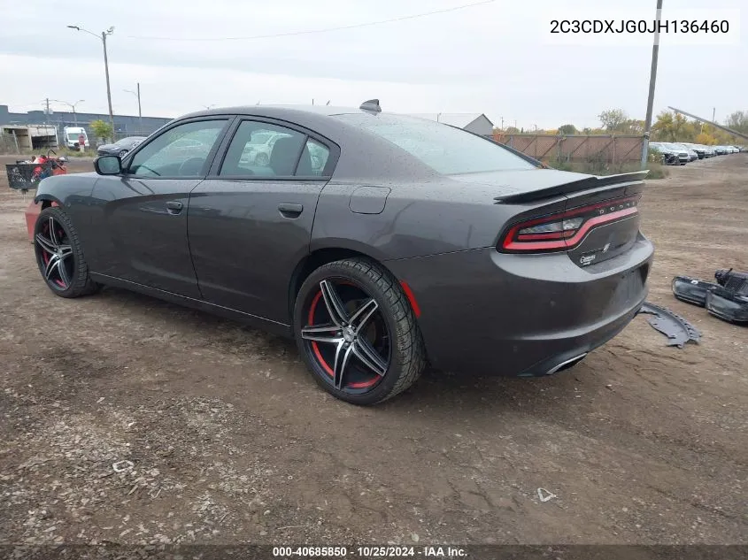 2018 Dodge Charger Gt Awd VIN: 2C3CDXJG0JH136460 Lot: 40685850