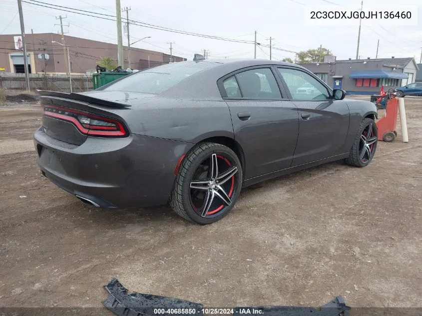 2018 Dodge Charger Gt Awd VIN: 2C3CDXJG0JH136460 Lot: 40685850