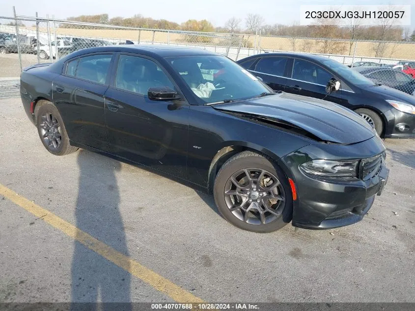 2018 Dodge Charger Gt Awd VIN: 2C3CDXJG3JH120057 Lot: 40707688