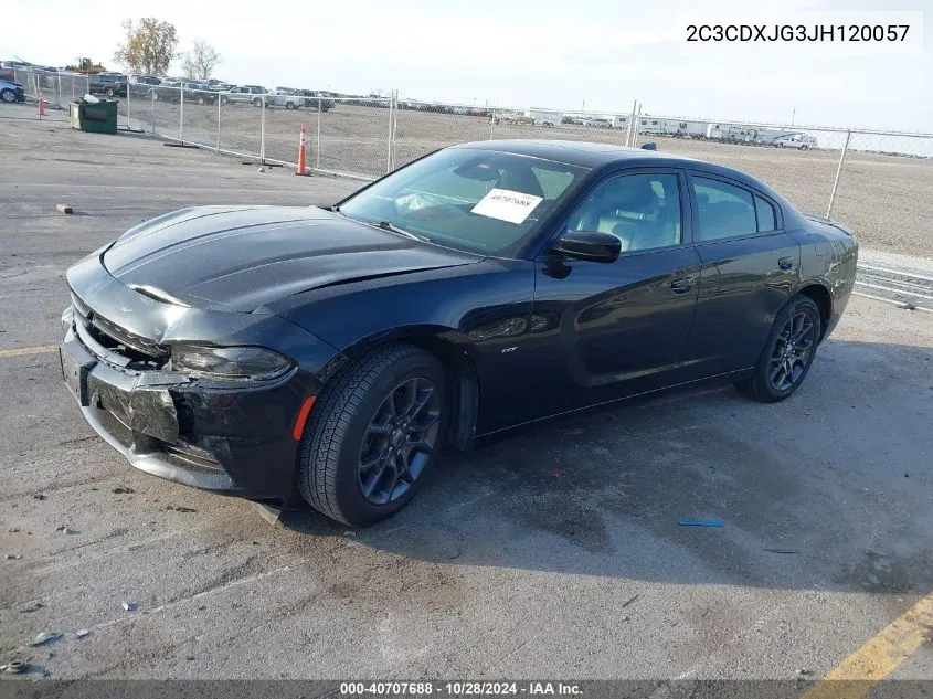 2018 Dodge Charger Gt Awd VIN: 2C3CDXJG3JH120057 Lot: 40707688