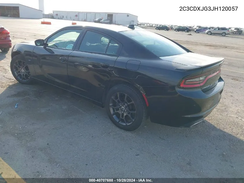 2018 Dodge Charger Gt Awd VIN: 2C3CDXJG3JH120057 Lot: 40707688