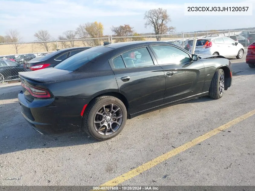 2018 Dodge Charger Gt Awd VIN: 2C3CDXJG3JH120057 Lot: 40707688