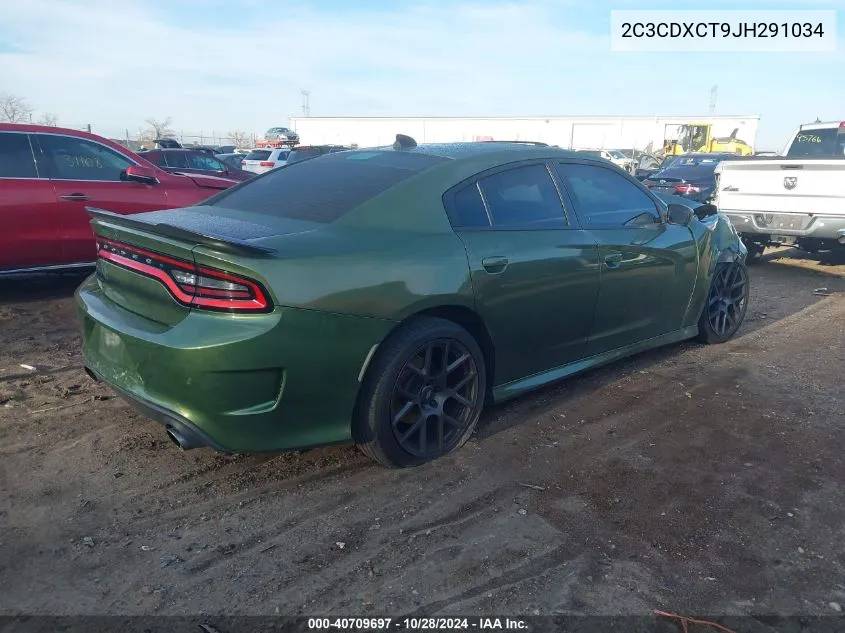 2018 Dodge Charger Daytona Rwd VIN: 2C3CDXCT9JH291034 Lot: 40709697