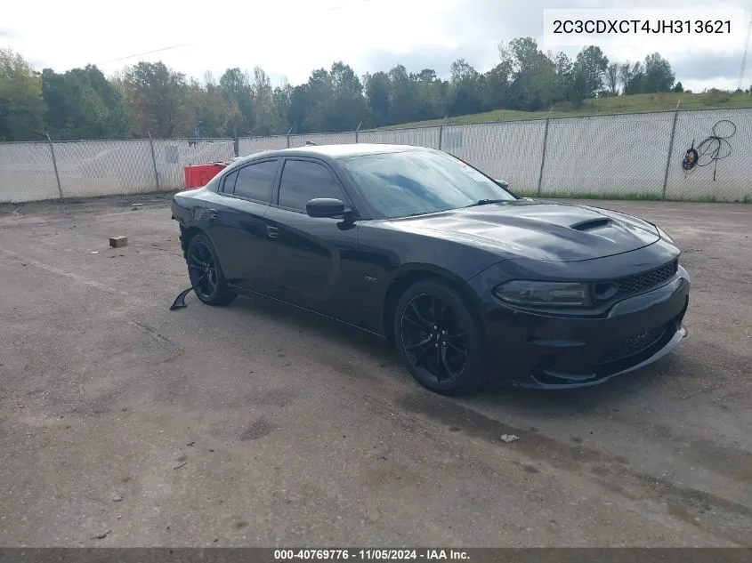 2018 Dodge Charger R/T Rwd VIN: 2C3CDXCT4JH313621 Lot: 40769776