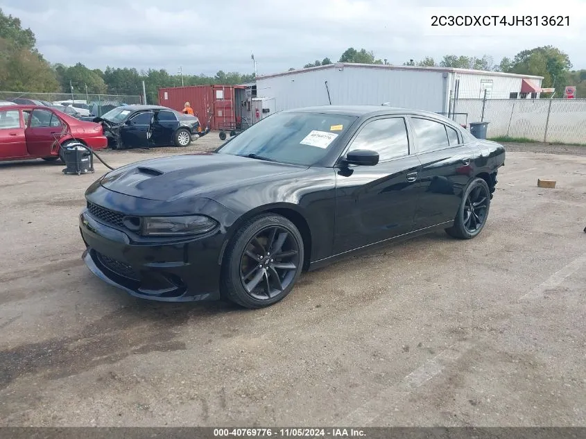 2018 Dodge Charger R/T Rwd VIN: 2C3CDXCT4JH313621 Lot: 40769776