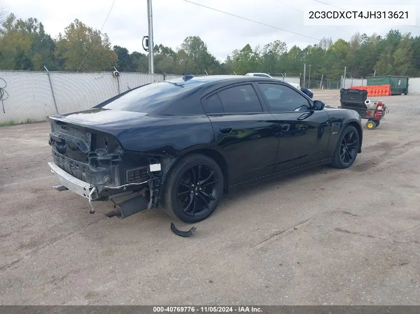 2018 Dodge Charger R/T Rwd VIN: 2C3CDXCT4JH313621 Lot: 40769776