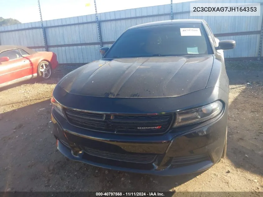 2C3CDXAG7JH164353 2018 Dodge Charger Police Rwd