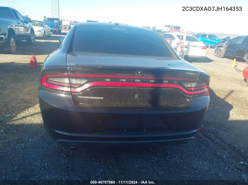 2C3CDXAG7JH164353 2018 Dodge Charger Police Rwd