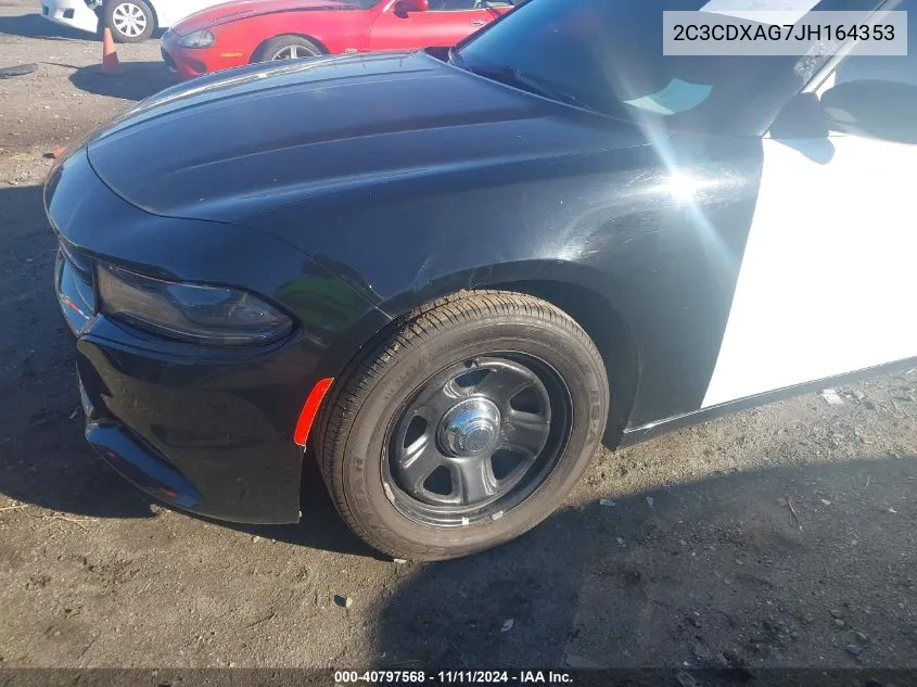 2C3CDXAG7JH164353 2018 Dodge Charger Police Rwd