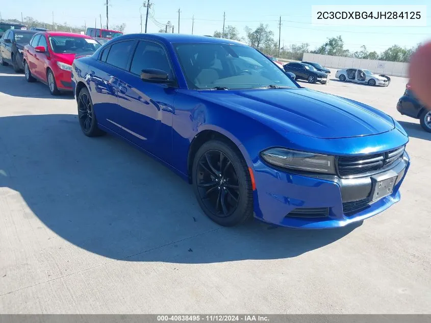 2C3CDXBG4JH284125 2018 Dodge Charger Sxt Rwd