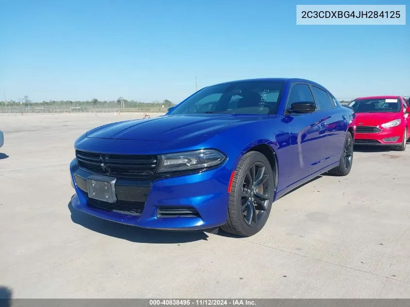 2C3CDXBG4JH284125 2018 Dodge Charger Sxt Rwd