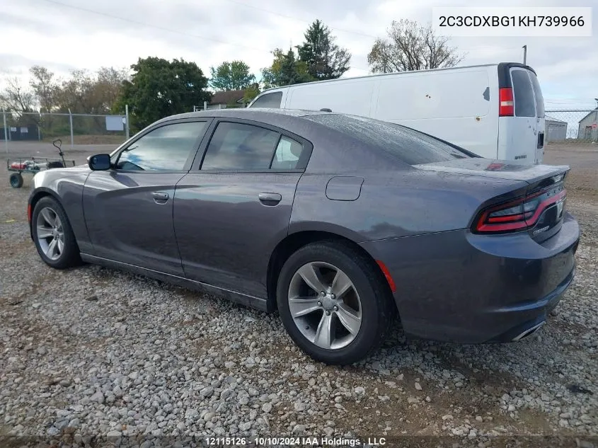 2C3CDXBG1KH739966 2019 Dodge Charger Sxt