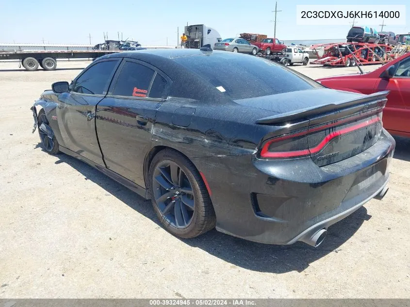 2C3CDXGJ6KH614000 2019 Dodge Charger Scat Pack Rwd