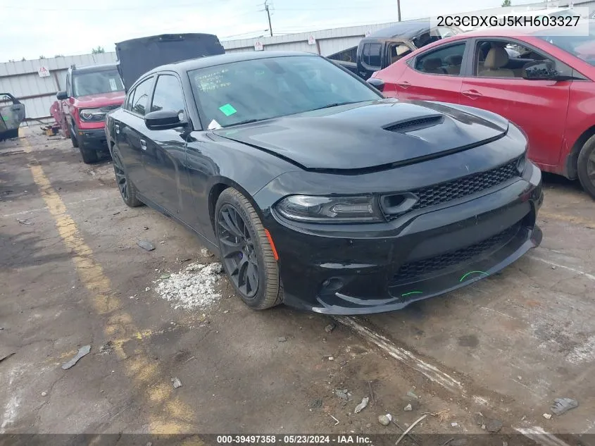 2019 Dodge Charger Scat Pack Rwd VIN: 2C3CDXGJ5KH603327 Lot: 39497358