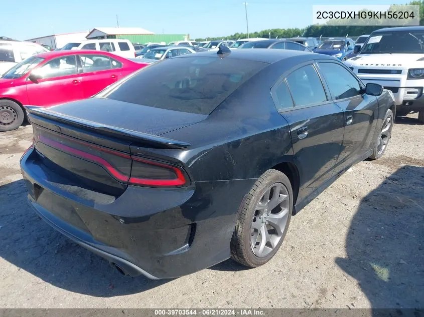 2C3CDXHG9KH56204 2019 Dodge Charger Gt