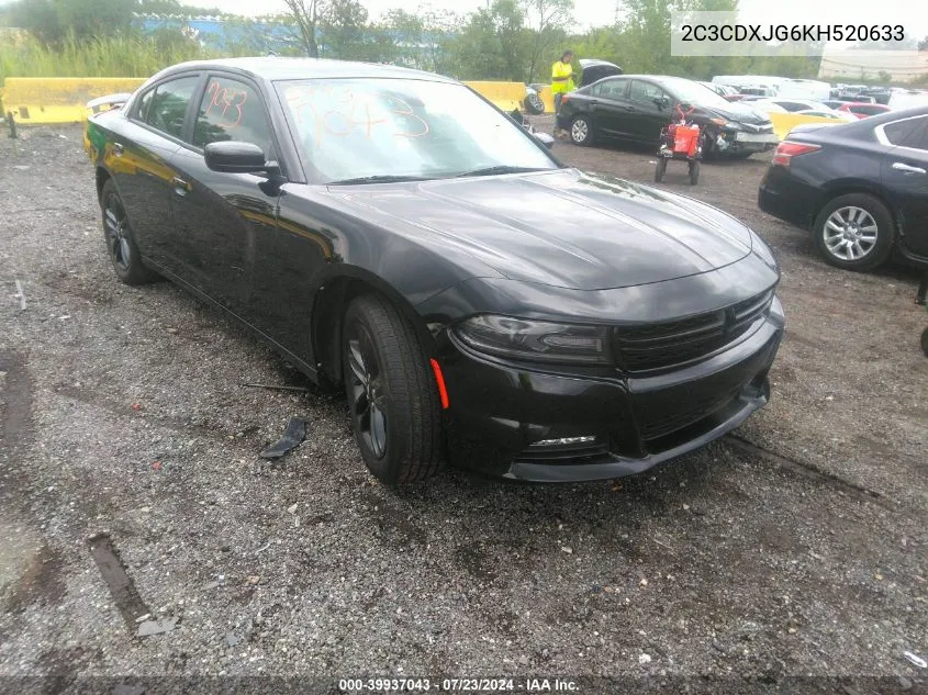 2019 Dodge Charger Sxt Awd VIN: 2C3CDXJG6KH520633 Lot: 39937043