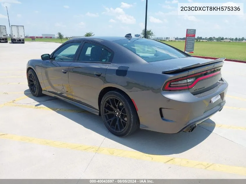 2C3CDXCT8KH575336 2019 Dodge Charger R/T Rwd