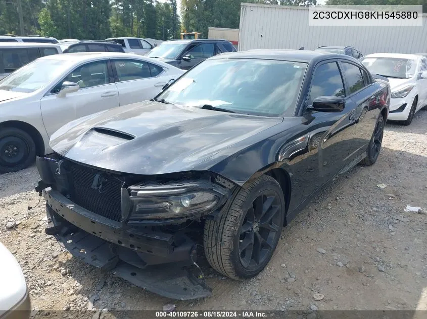 2C3CDXHG8KH545880 2019 Dodge Charger Gt Rwd