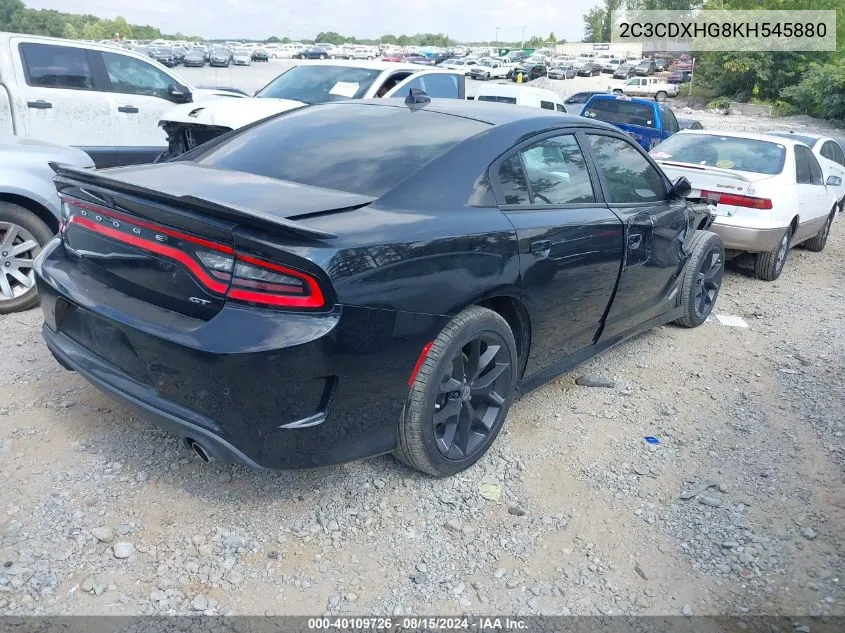 2C3CDXHG8KH545880 2019 Dodge Charger Gt Rwd