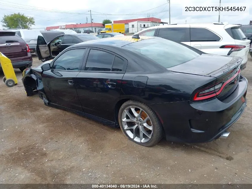 2C3CDXCT5KH545467 2019 Dodge Charger R/T Rwd