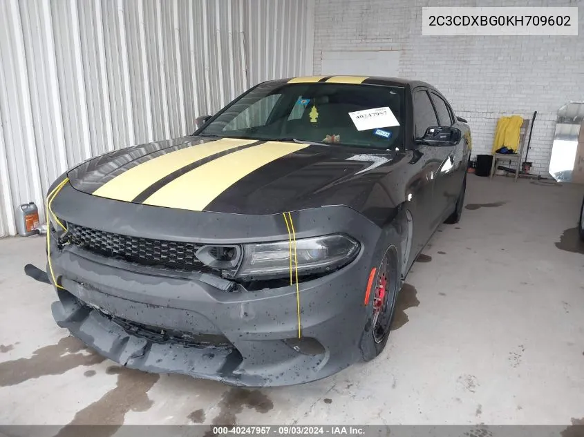 2C3CDXBG0KH709602 2019 Dodge Charger Sxt Rwd