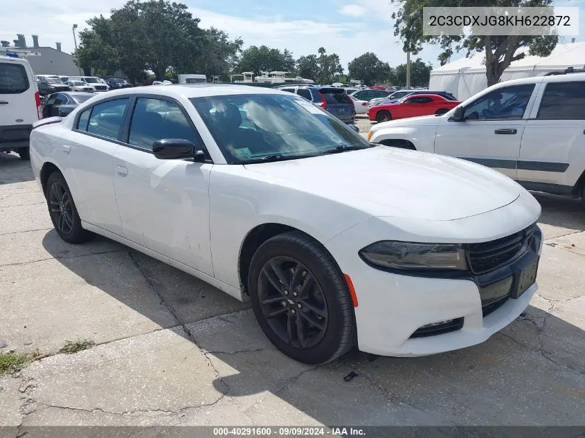 2C3CDXJG8KH622872 2019 Dodge Charger Sxt Awd