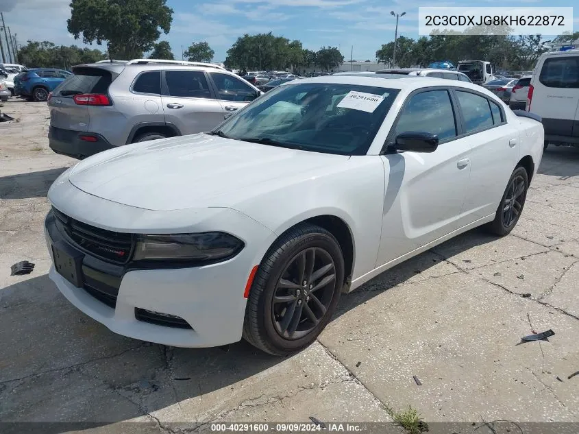 2C3CDXJG8KH622872 2019 Dodge Charger Sxt Awd