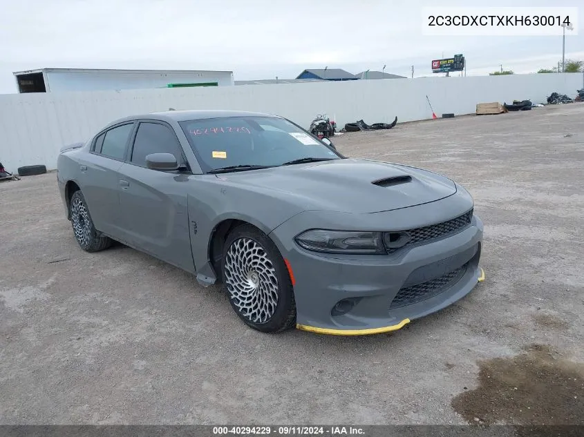 2019 Dodge Charger R/T Rwd VIN: 2C3CDXCTXKH630014 Lot: 40294229