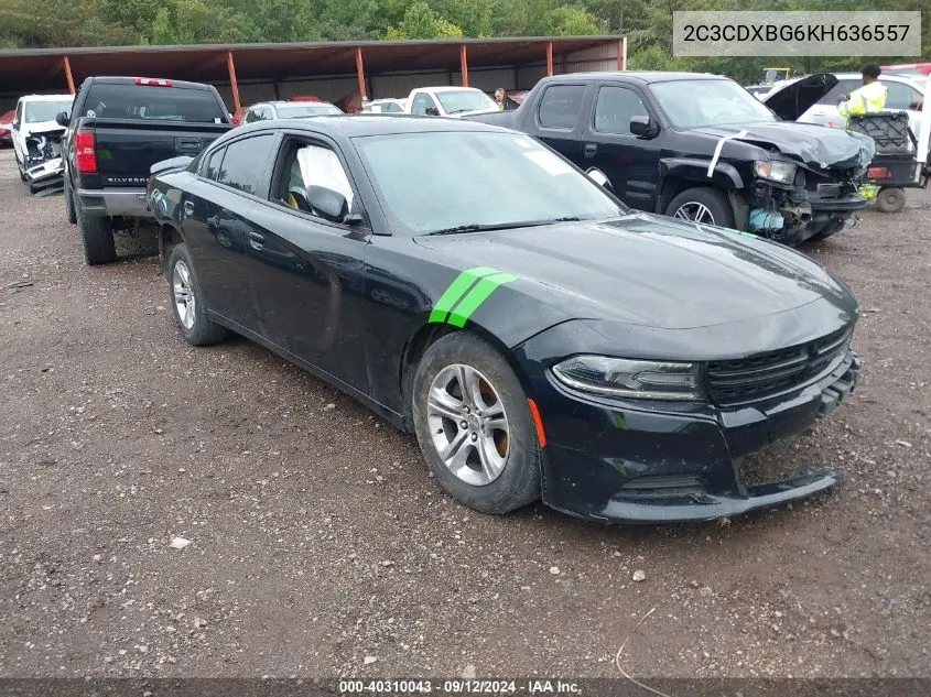 2C3CDXBG6KH636557 2019 Dodge Charger Sxt Rwd