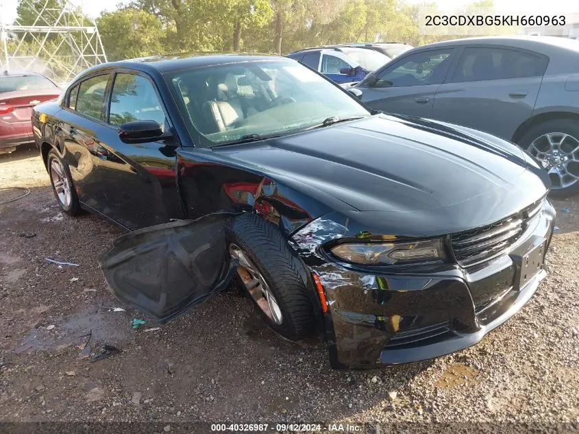 2C3CDXBG5KH660963 2019 Dodge Charger Sxt Rwd