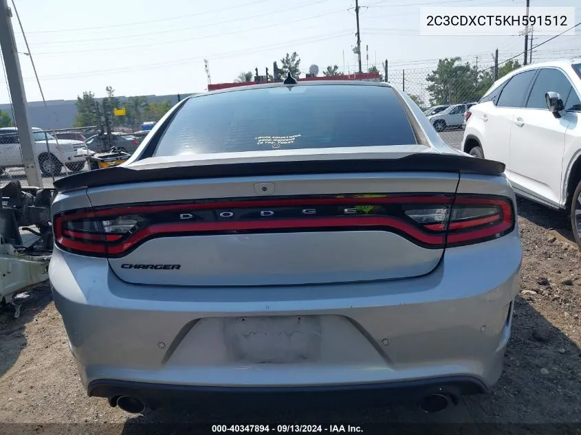 2C3CDXCT5KH591512 2019 Dodge Charger R/T