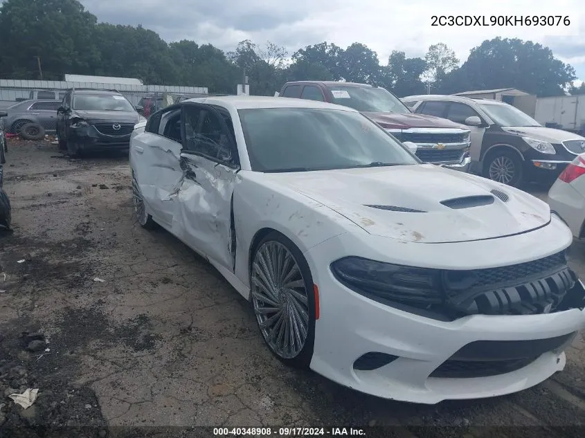 2C3CDXL90KH693076 2019 Dodge Charger Srt Hellcat Rwd