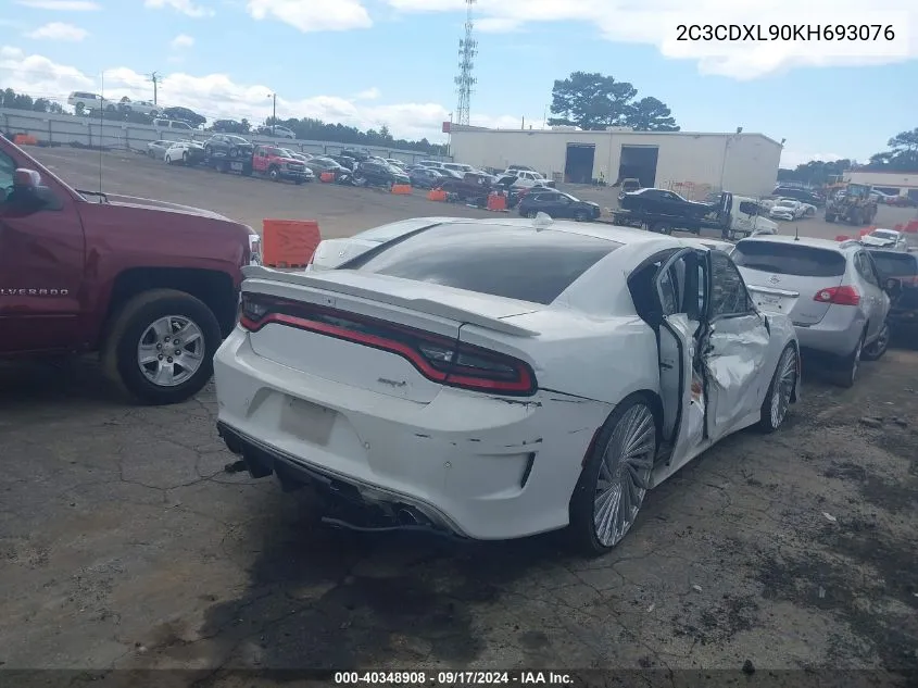 2C3CDXL90KH693076 2019 Dodge Charger Srt Hellcat Rwd