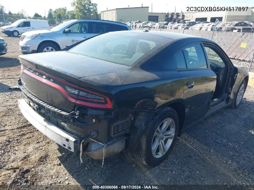 2C3CDXBG5KH517897 2019 Dodge Charger Sxt