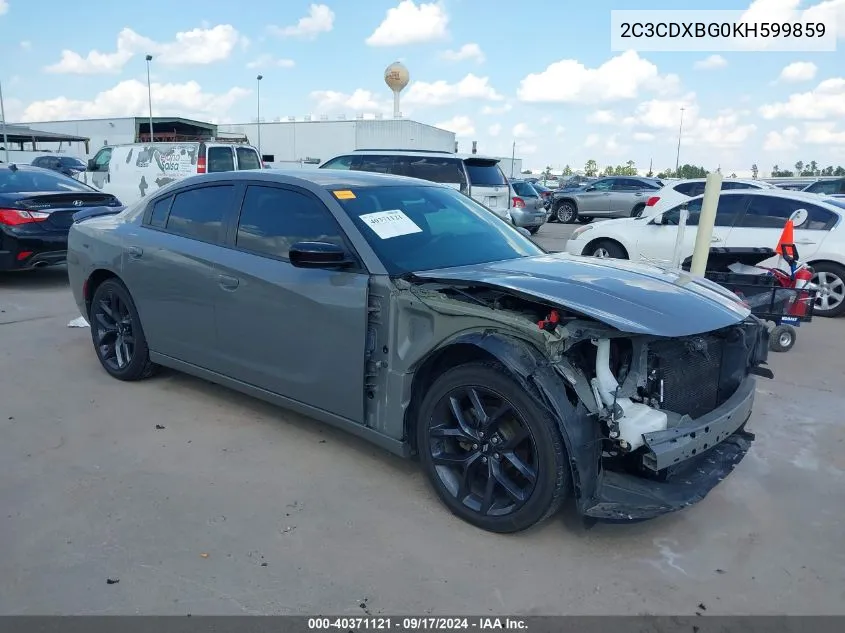 2C3CDXBG0KH599859 2019 Dodge Charger Sxt Rwd