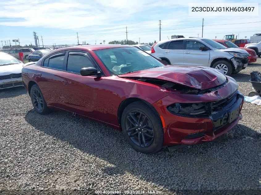 2019 Dodge Charger Sxt Awd VIN: 2C3CDXJG1KH603497 Lot: 40385100