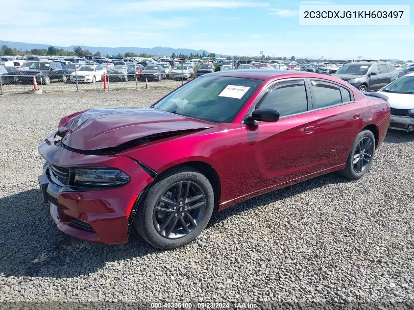 2C3CDXJG1KH603497 2019 Dodge Charger Sxt Awd