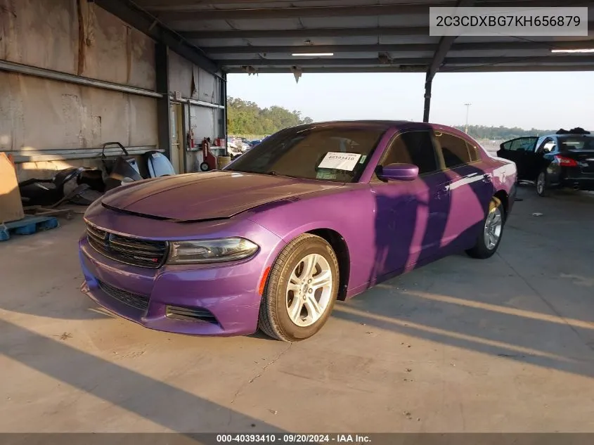 2C3CDXBG7KH656879 2019 Dodge Charger Sxt Rwd