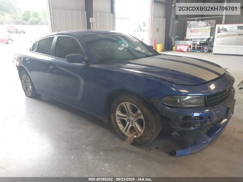 2C3CDXBG2KH709701 2019 Dodge Charger Sxt Rwd